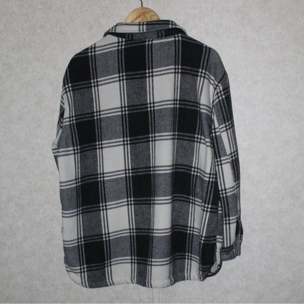 Member's Mark Shacket Plaid Button Down Jacket Fall Size Large - Picture 10 of 16